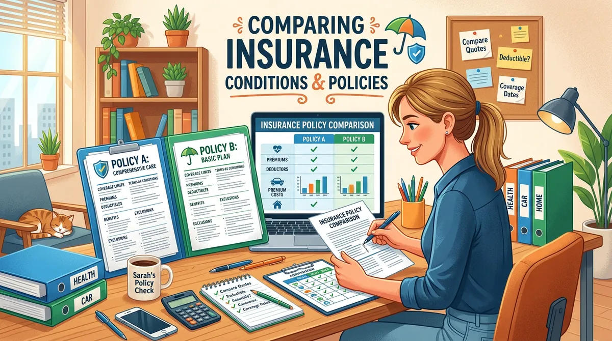 Сравнение страховых условий